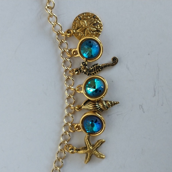 Women's Swarovski crystal seaside bracelet - Picture 4 of 7